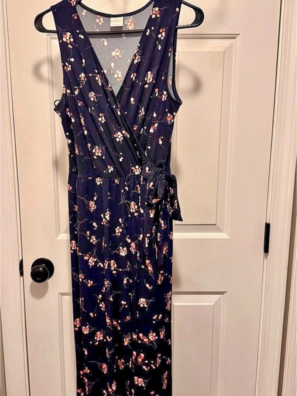 Floral jumpsuit in Navy & Pink Like New